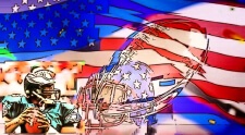 Featured image presenting a daily satire cartoon article post from Tailspin Toons February 1, 2021 titled "Presidential Executive Order BB46-SB55", about Joe Biden’s clandestine action of moving Super Bowl 55 up one week to frustrate Republican voters backfires and turns Democrat voters to favor Donald Trump. We hope you enjoy life's laughs, humor, revelry, satire and insights.